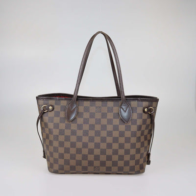 Louis Vuitton Damier Ebene Canvas Neverfull PM Bag