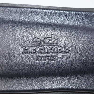 Hermes Navy Blue Denim Oran Sandals