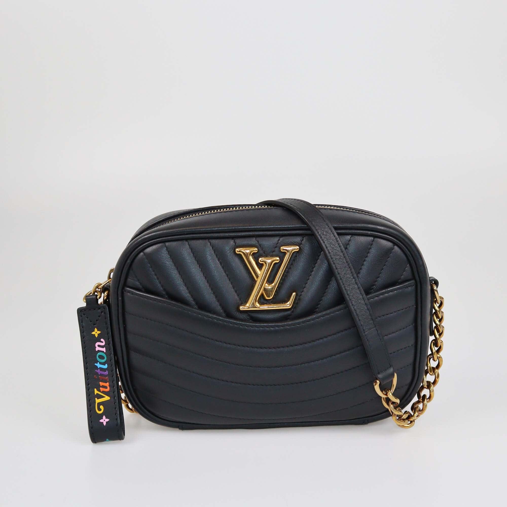 Louis Vuitton Black New Wave Camera Bag Womens Louis Vuitton 