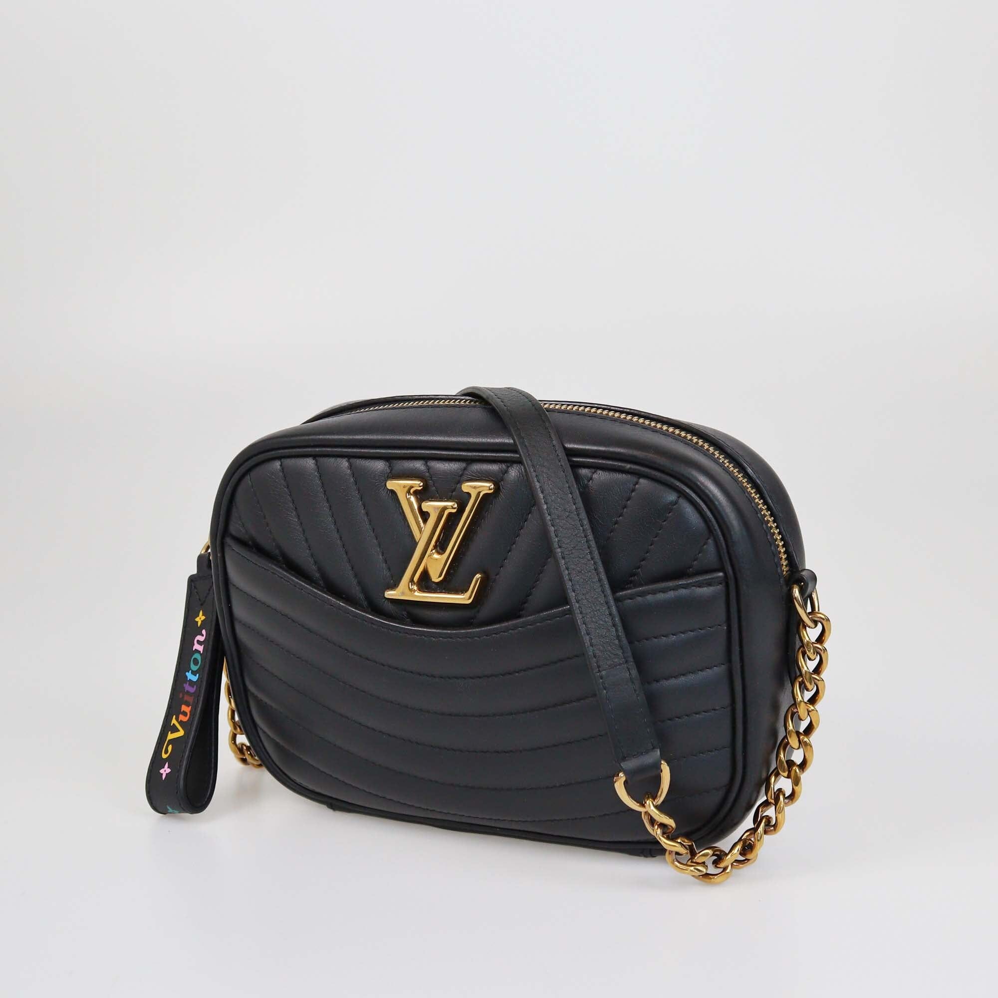 Louis Vuitton Black New Wave Camera Bag Womens Louis Vuitton 