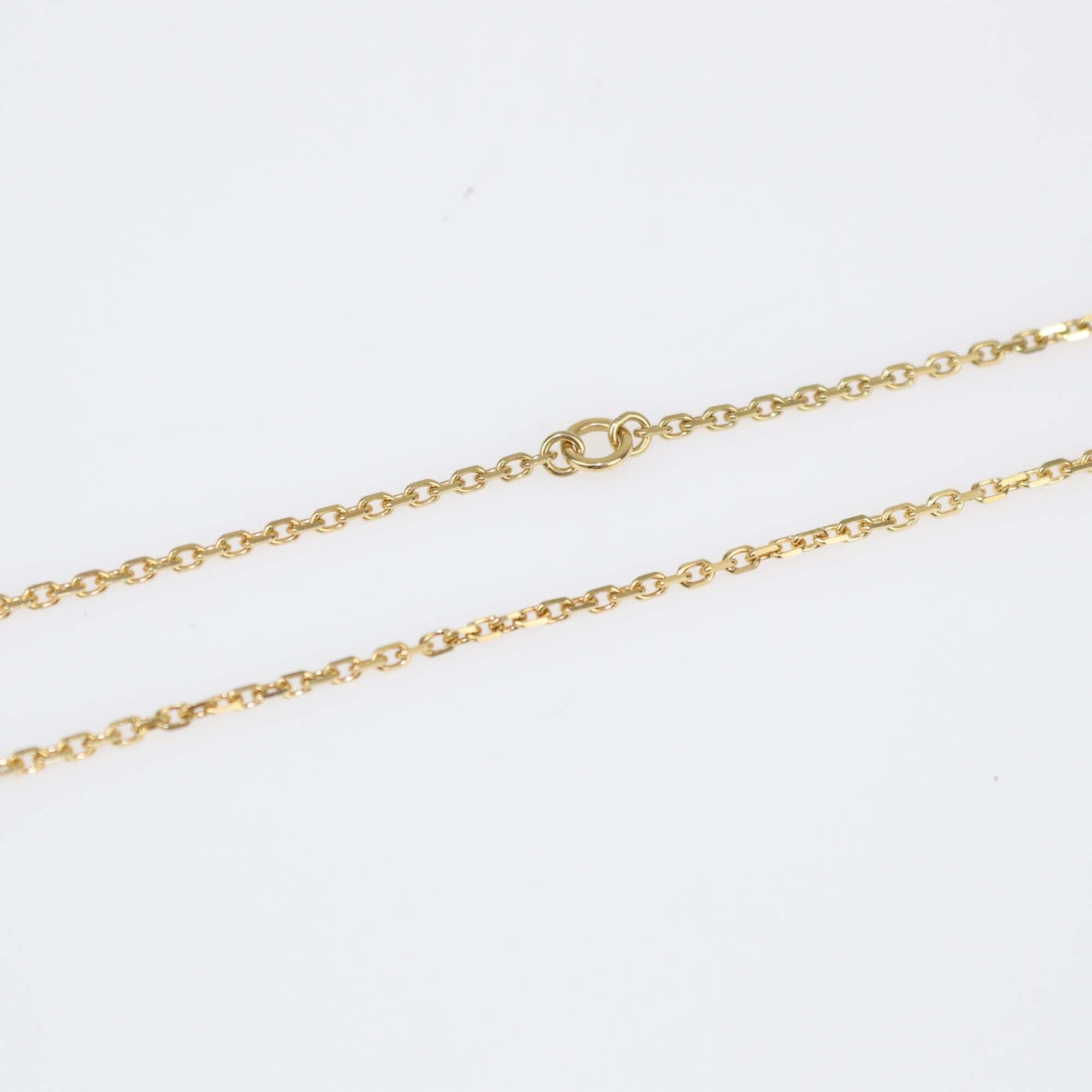 Van Cleef & Arpels Gulloiche 18k Yellow Gold Necklace Womens Van Cleef & Arpels 