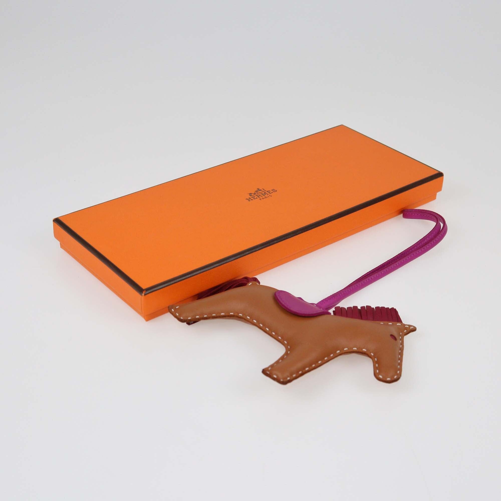 Hermes Tricolor Rodeo MM Charm Womens Hermes 