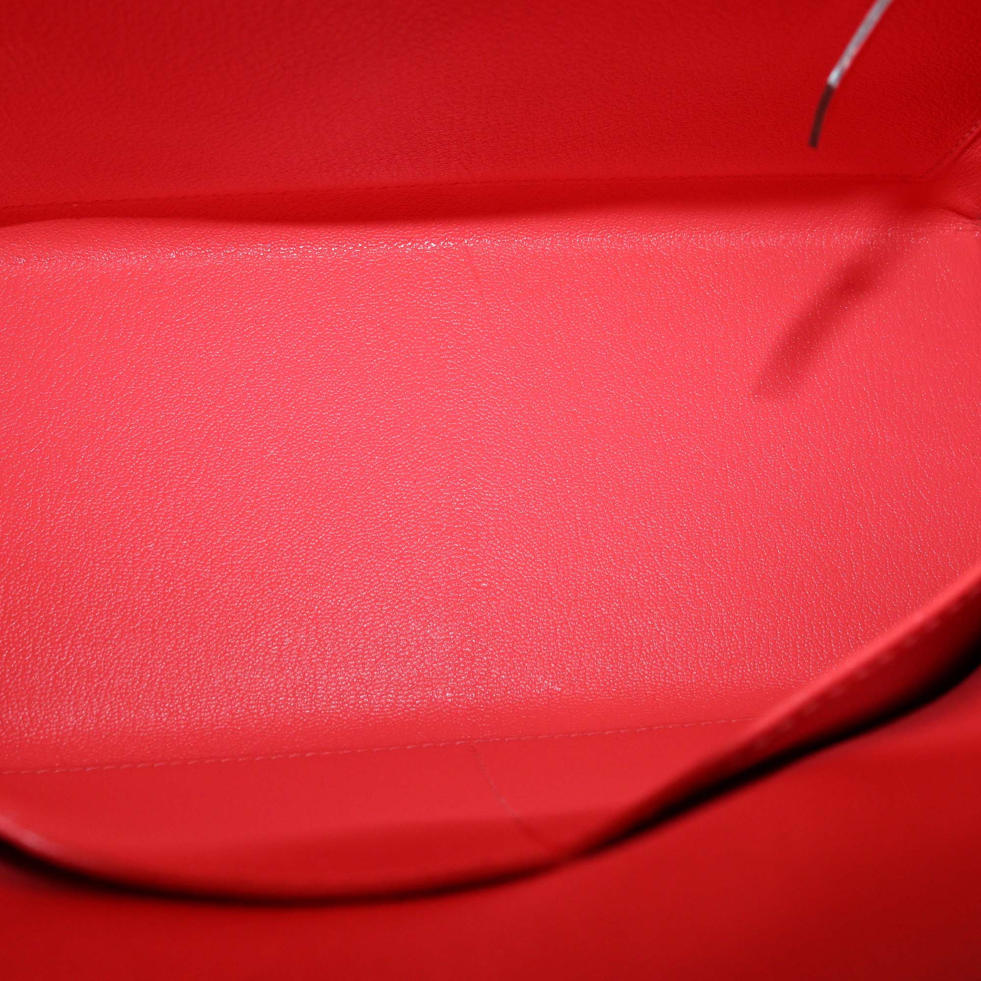 Hermes Rose Jaipur Epsom Leather Palladium hardware Kelly Sellier 28 Bag