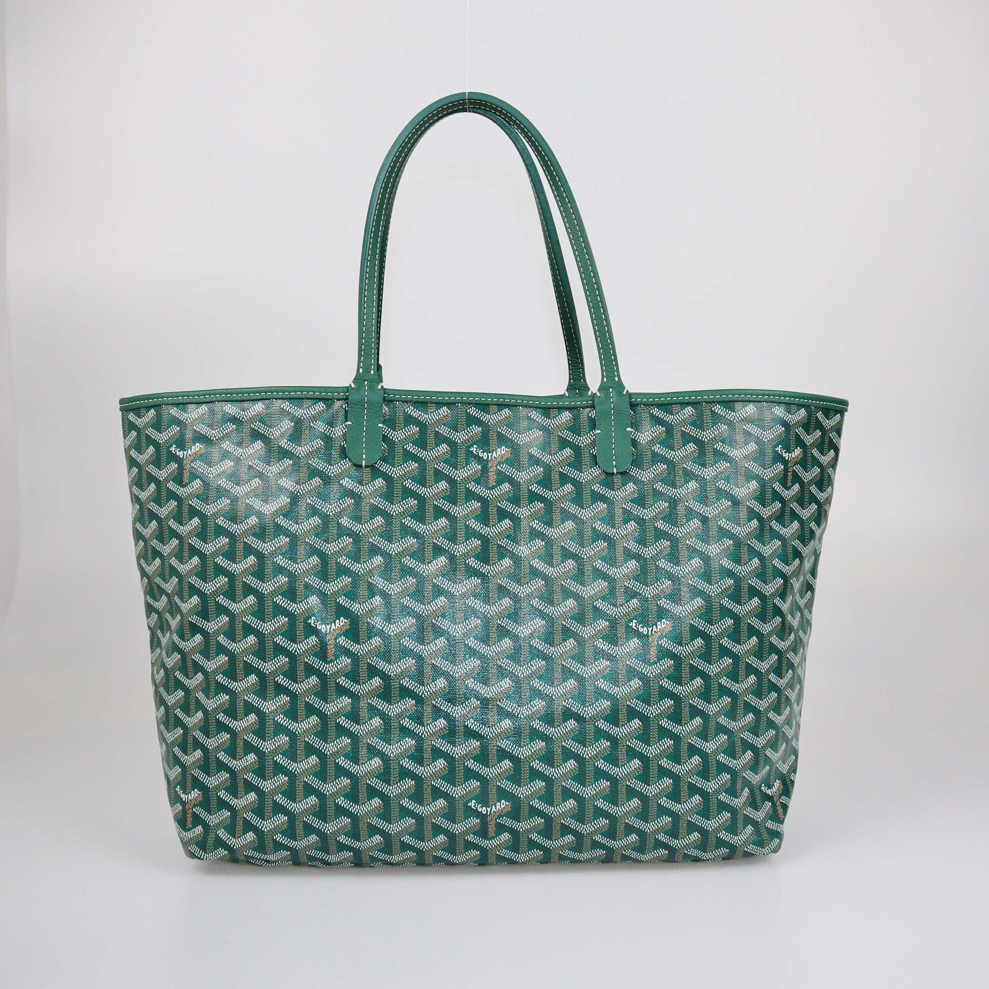 Goyard Green Goyardine Saint Louis PM Tote Womens Goyard 