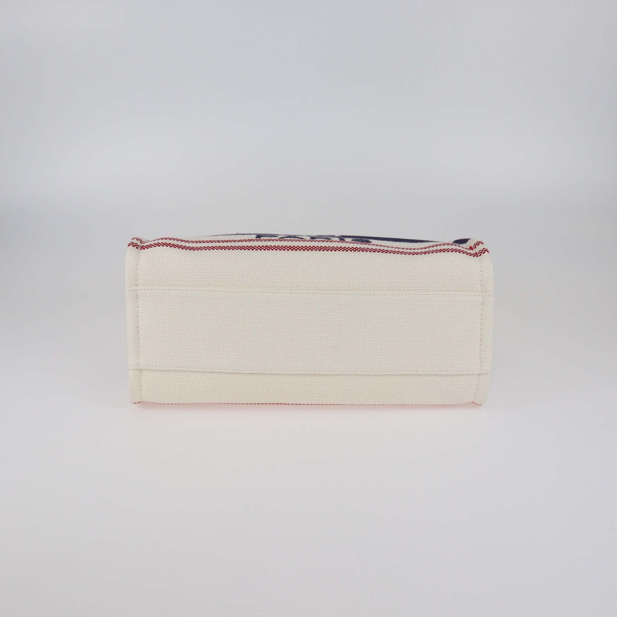 Chanel Tricolor Canvas Medium Deauville Tote