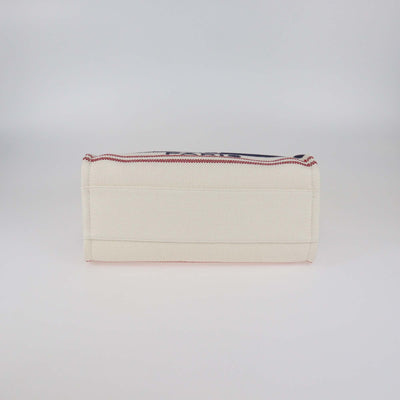 Chanel Tricolor Canvas Medium Deauville Tote
