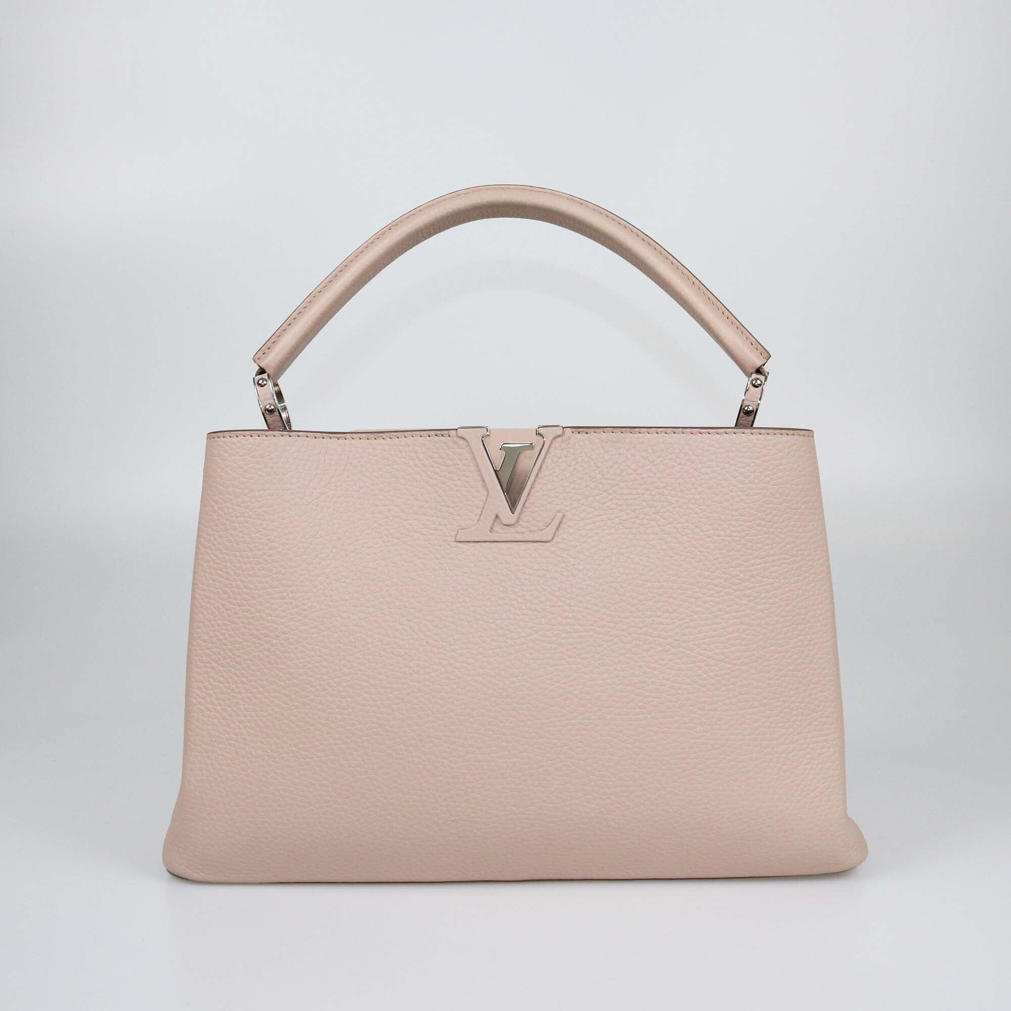 Louis Vuitton Blush Pink Capucines MM Bag Womens Louis Vuitton 