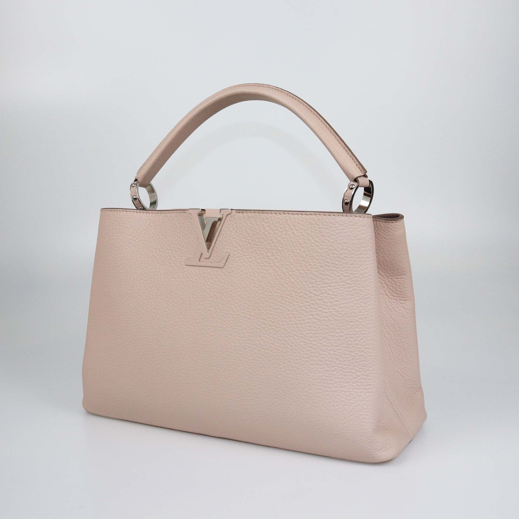 Louis Vuitton Blush Pink Capucines MM Bag Womens Louis Vuitton 