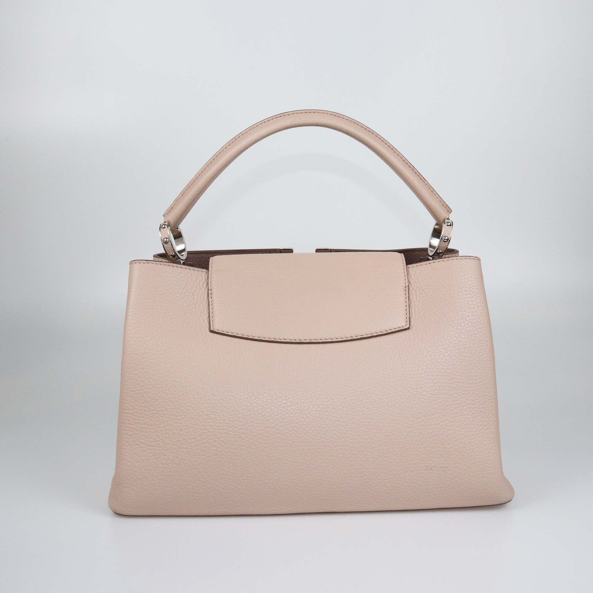 Louis Vuitton Blush Pink Capucines MM Bag Womens Louis Vuitton 