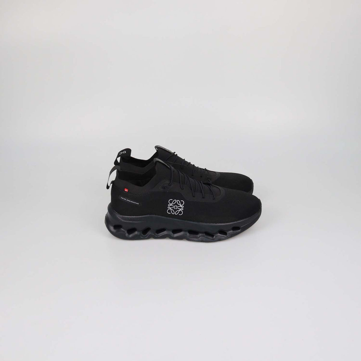 Loewe x On Black Fabric Cloudtilt Low Top Sneakers
