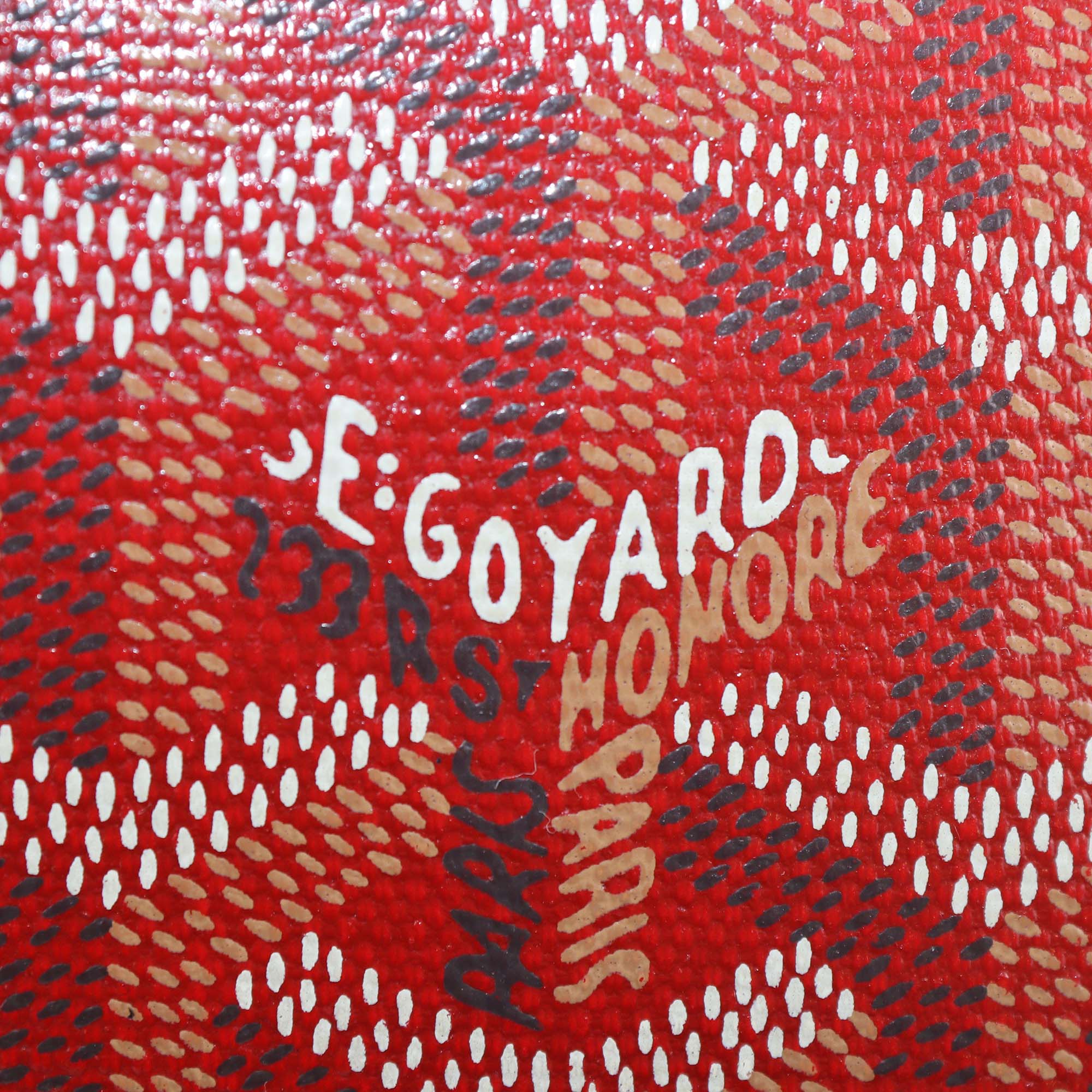 Goyard Red Goyardine Coated Canvas Jouvence MM Toiletry Pouch