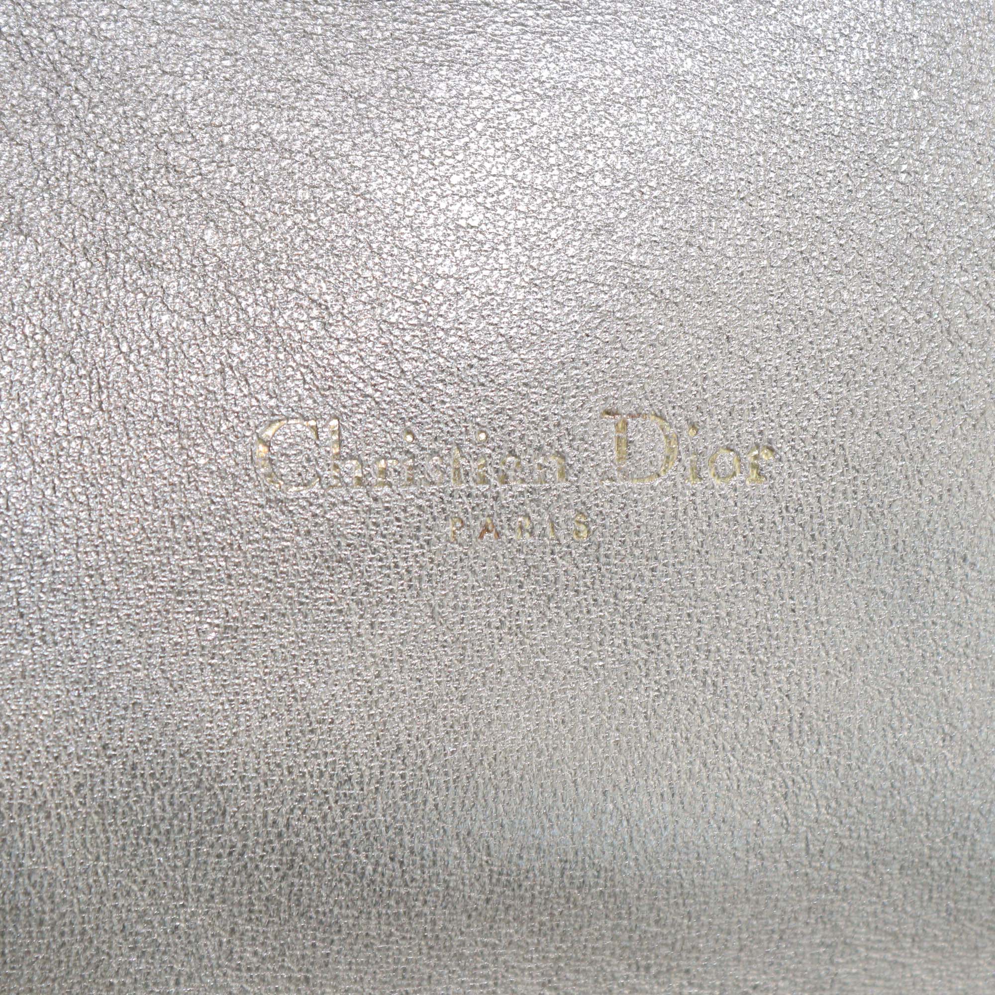 Christian Dior Metallic Gold Lambskin Cannage Miss Dior Promenade Crossbody