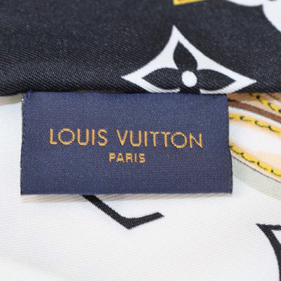 Louis Vuitton Black Silk Monogram Confidential Bandeau