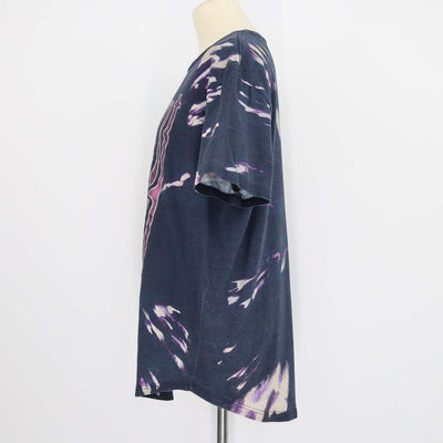 Isabel Marant Etoile Navy Blue Cotton Tie-Dye Edwige T-Shirt