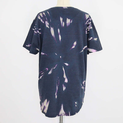 Isabel Marant Etoile Navy Blue Cotton Tie-Dye Edwige T-Shirt