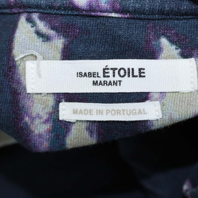 Isabel Marant Etoile Navy Blue Cotton Tie-Dye Edwige T-Shirt
