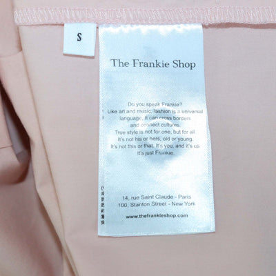 The Frankie Shop Pale Pink Cotton Button Up Long Sleeve Shirt