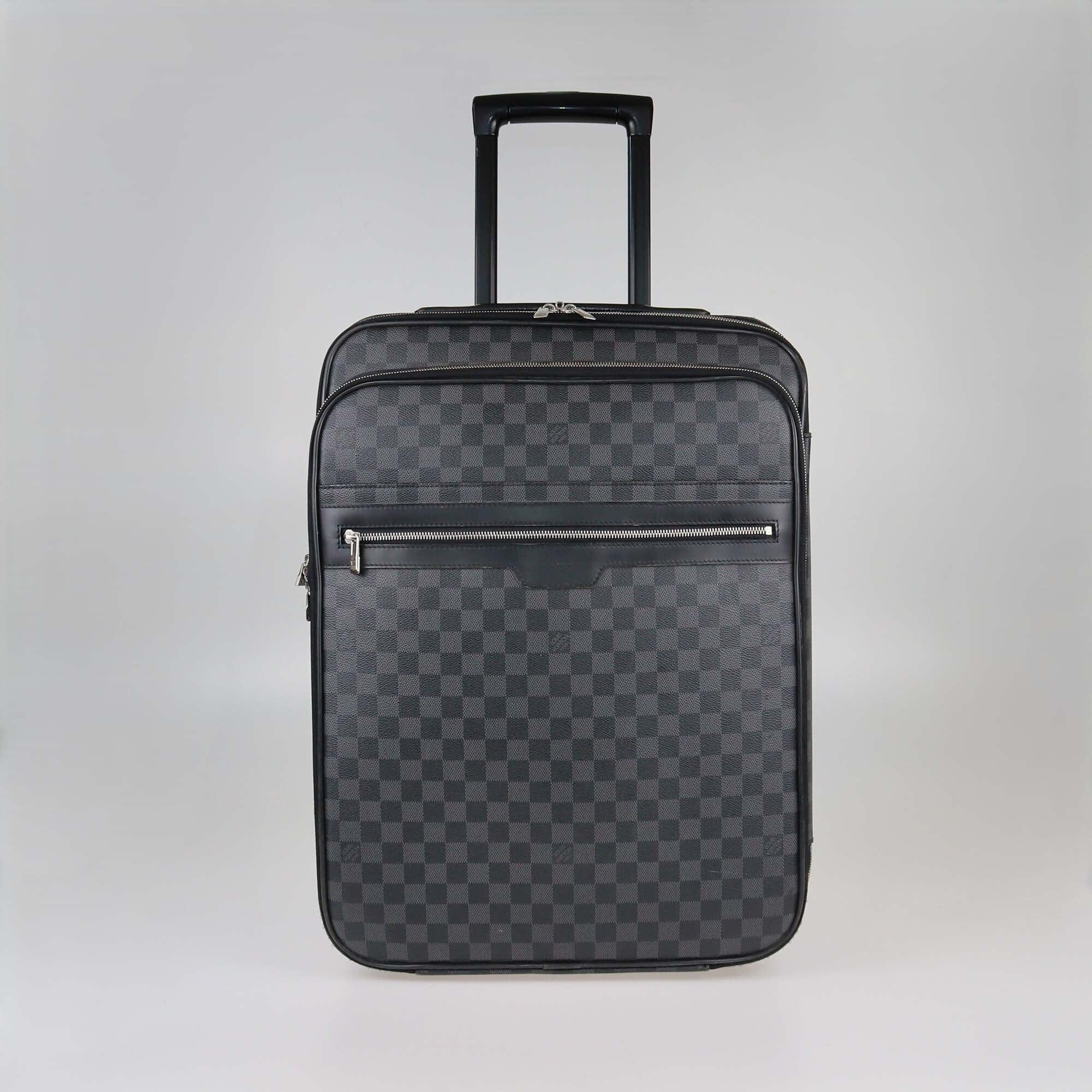 Louis Vuitton Damier Graphite Canvas Pegase 55 Luggage Mens Louis Vuitton 