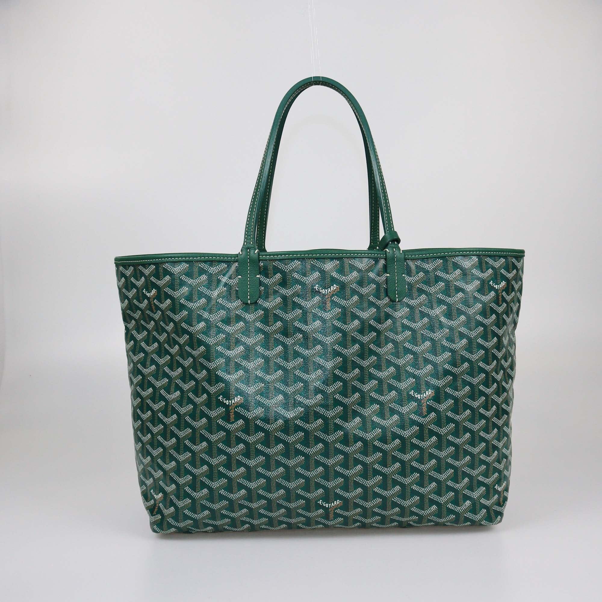 Goyard Green Goyardine Saint Louis PM Tote Womens Goyard 