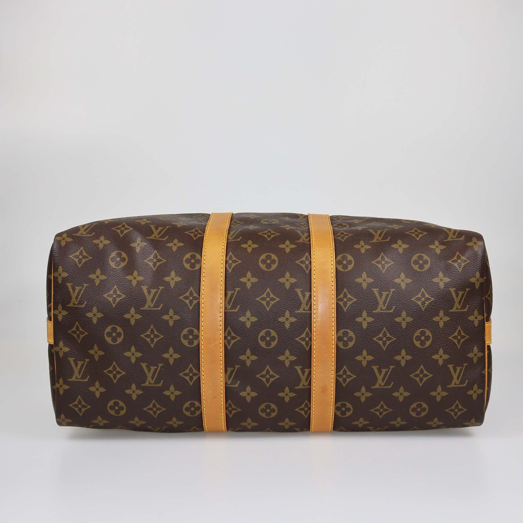 Louis Vuitton Monogram Keepall Bandouliere 45 Womens Louis Vuitton 