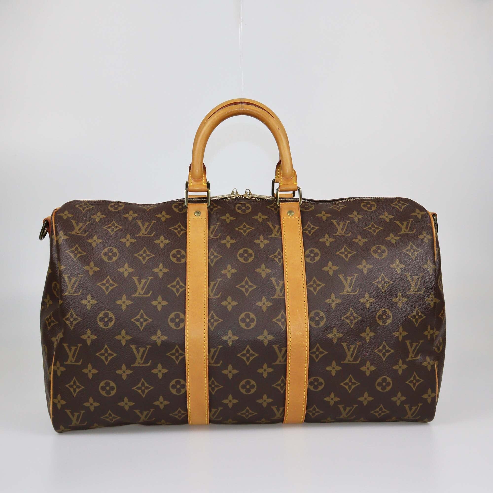 Louis Vuitton Monogram Keepall Bandouliere 45 Womens Louis Vuitton 