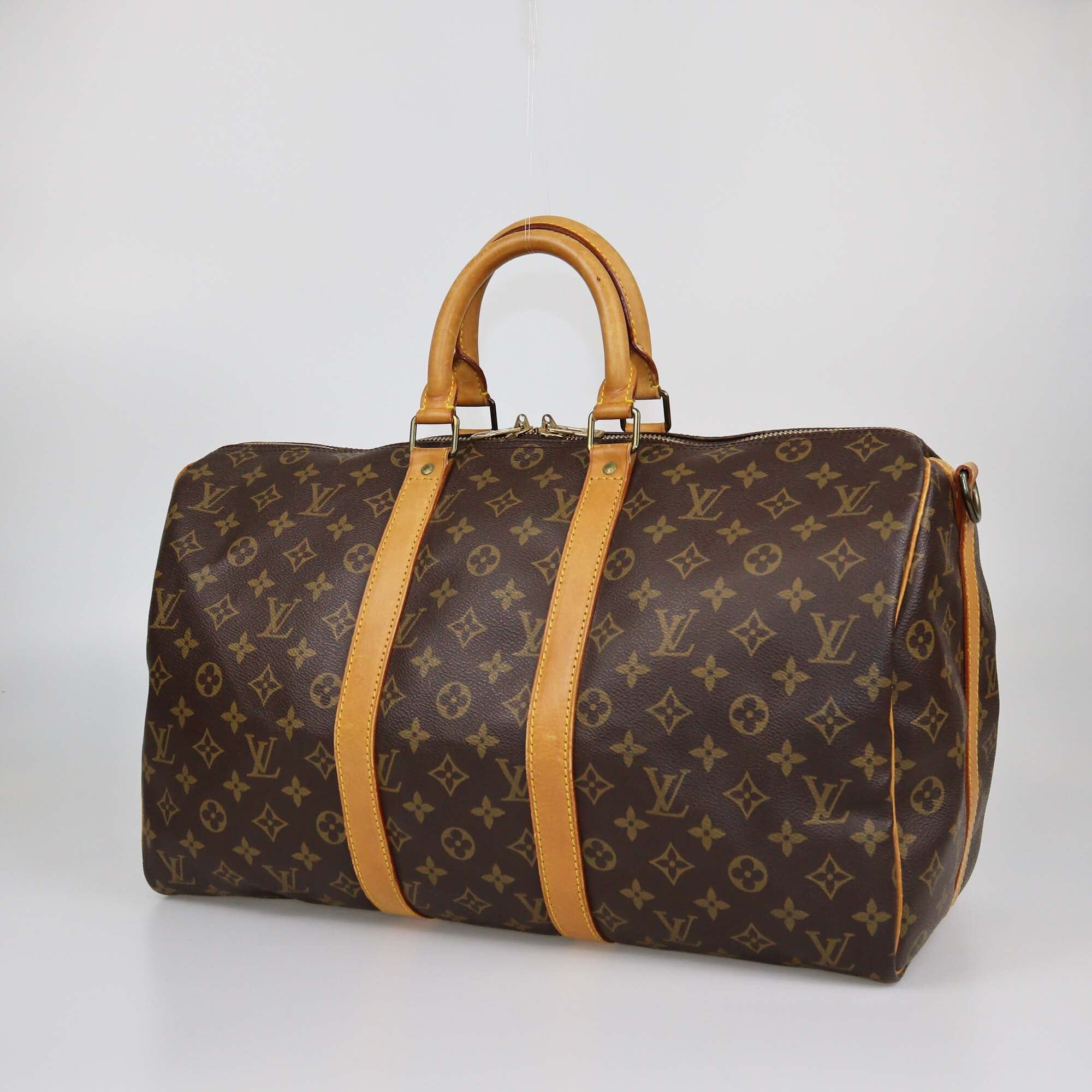 Louis Vuitton Monogram Keepall Bandouliere 45 Womens Louis Vuitton 