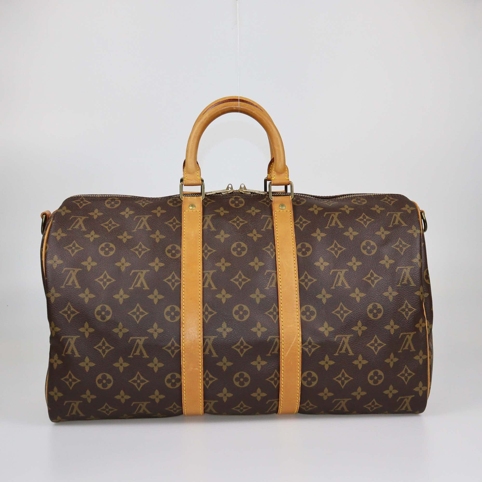 Louis Vuitton Monogram Keepall Bandouliere 45 Womens Louis Vuitton 