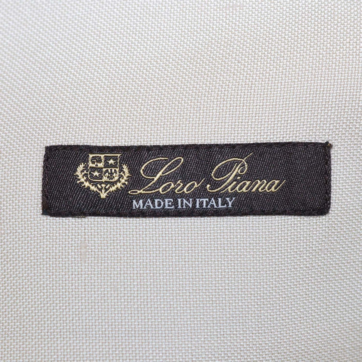 Loro Piana Beige Silk Dunia Long Sleeve Shirt