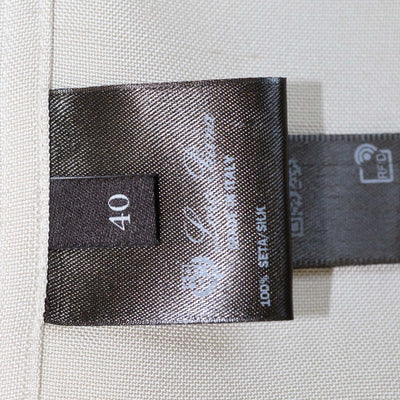 Loro Piana Beige Silk Dunia Long Sleeve Shirt