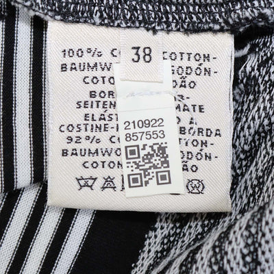 Hermes Black/White Cotton Jacquard Knit Circuit 24 Top