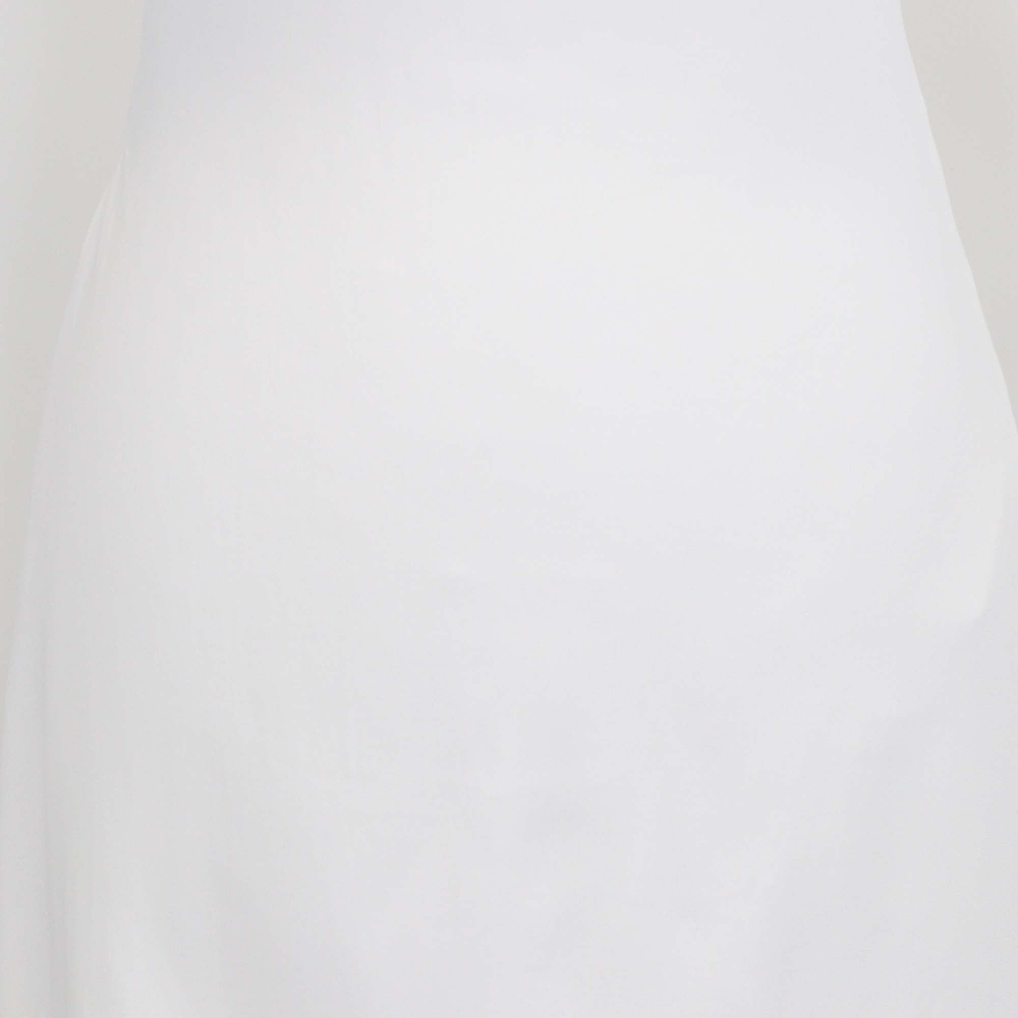 Givenchy Off White Viscose Classic Mini Dress