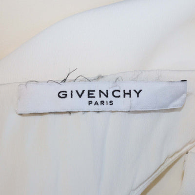 Givenchy Off White Viscose Classic Mini Dress