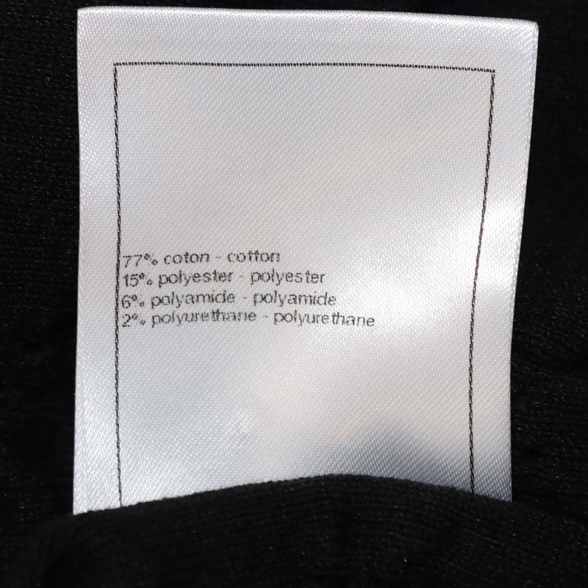 Chanel Black Quilted CC Crystal Crop Cardigan Womens Chanel 