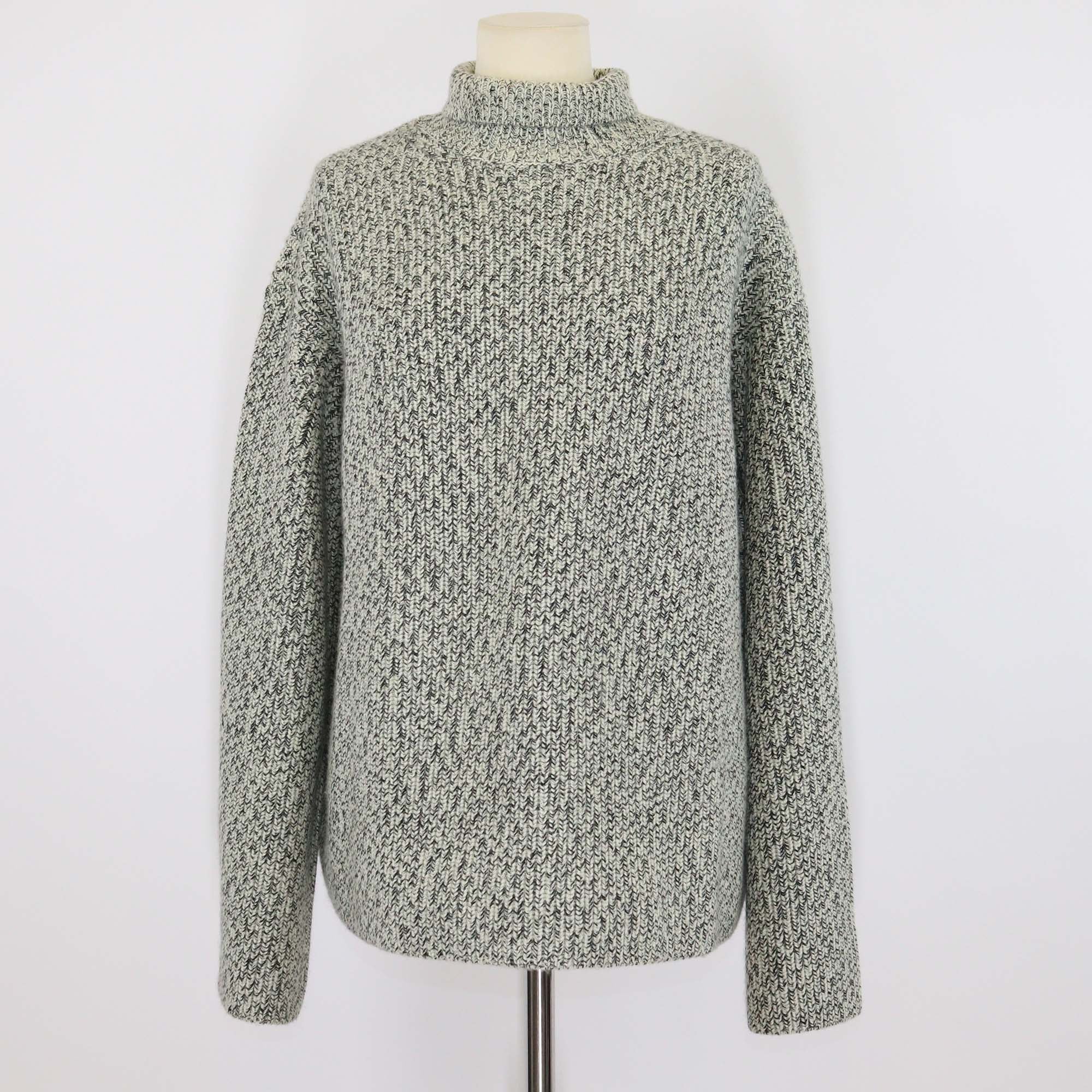 Nanushka Gray Wool Cashmere Turtleneck Sweater