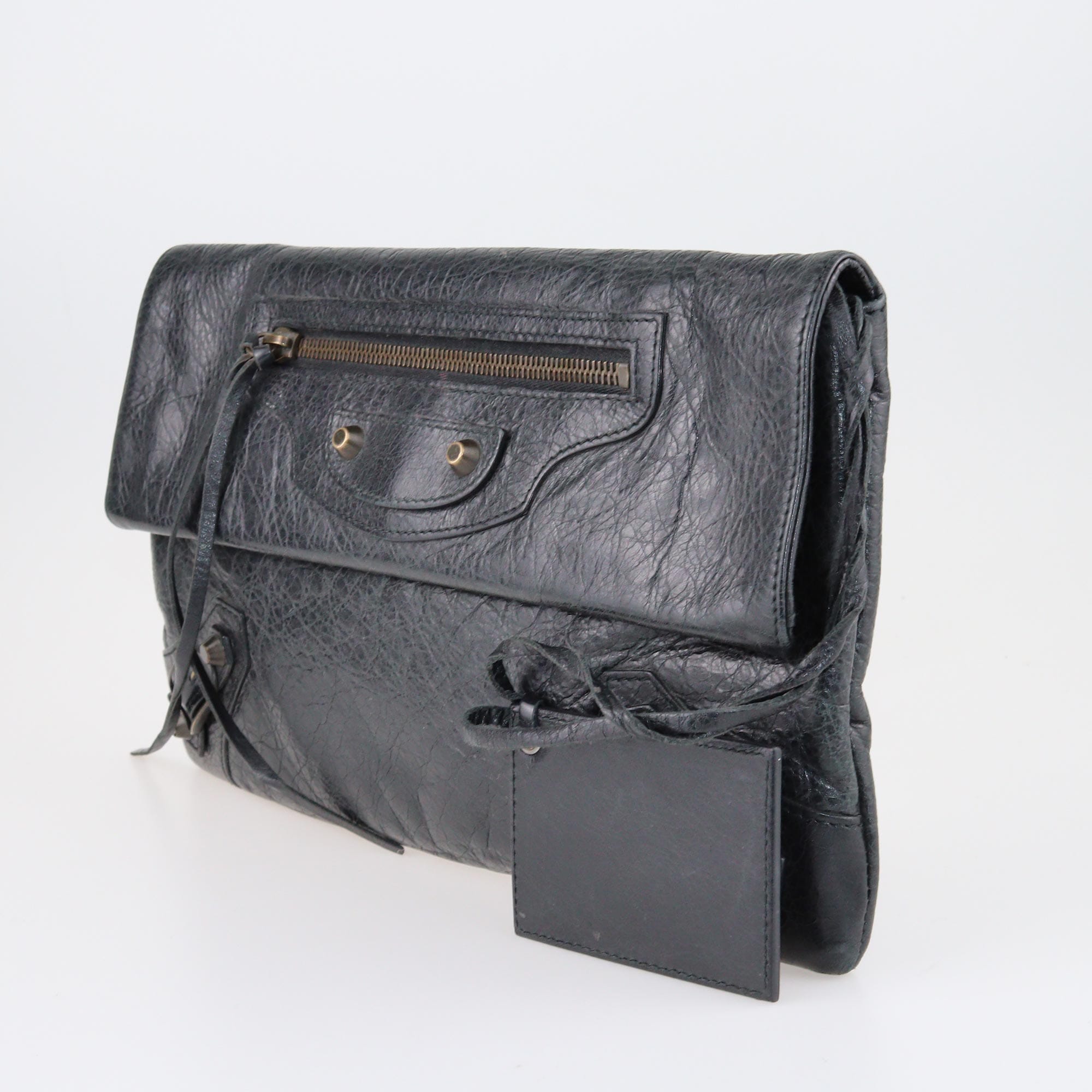 Balenciaga Black Classic Envelope Clutch Bags Balenciaga 