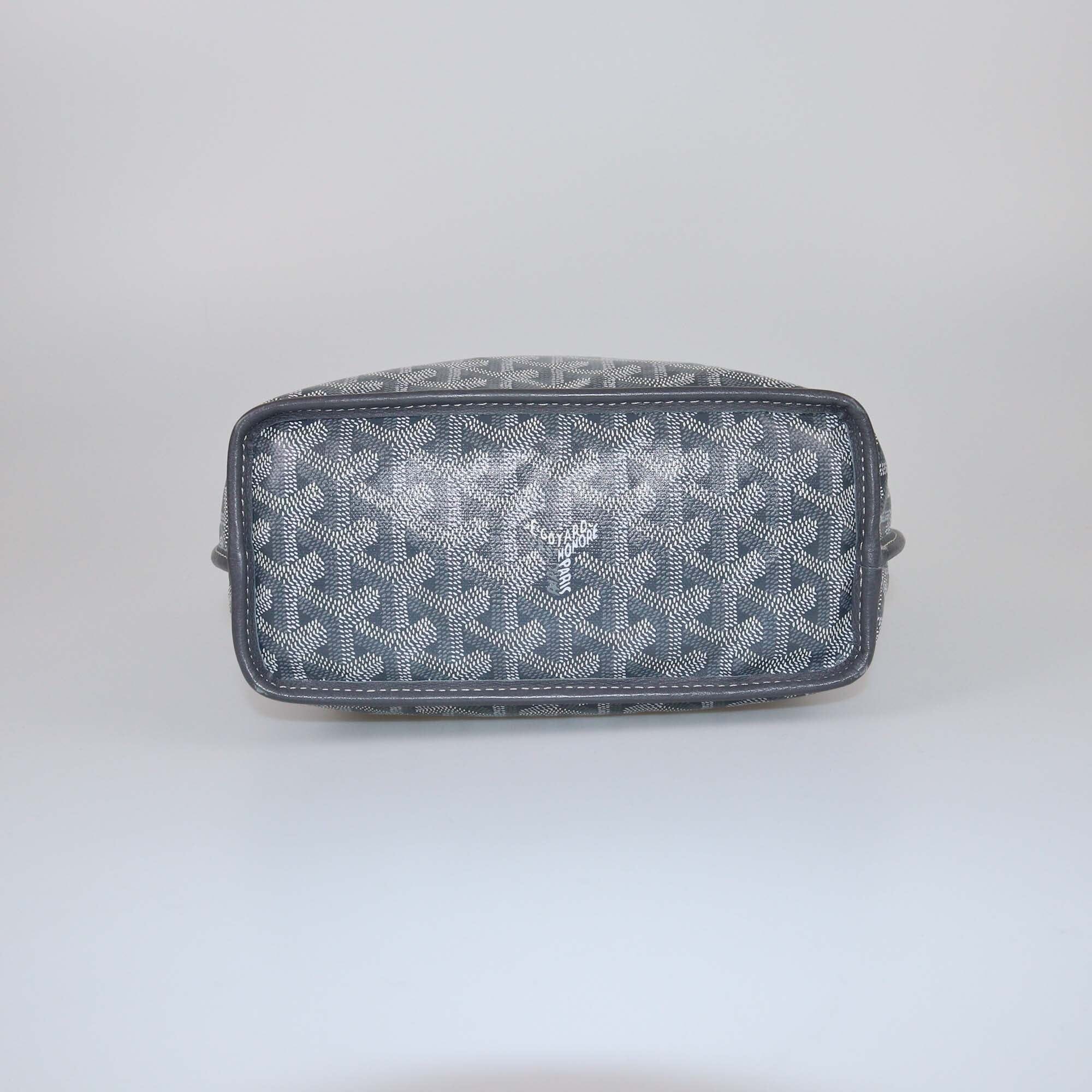 Goyard Grey Goyardine Mini Anjou Tote Womens Goyard 