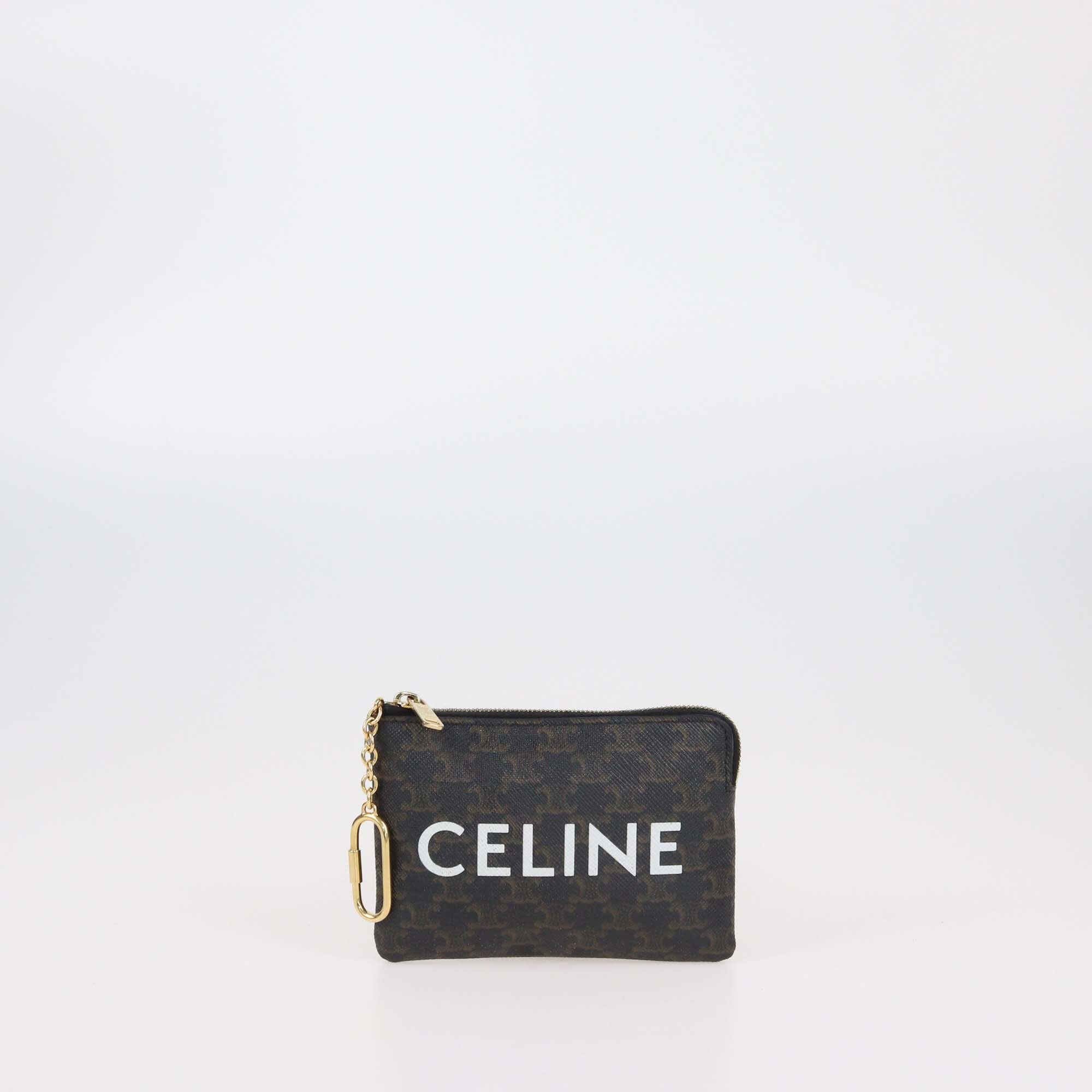 Celine Tan Small Triomphe Pouch Womens Celine 