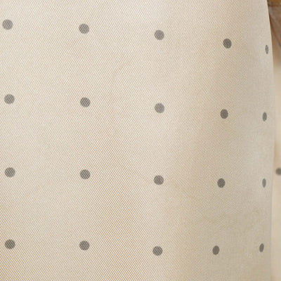 Loro Piana Brown Silk Polka Dots Angelina Short Sleeve Shirt