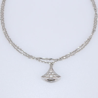 Bvlgari 18K White Gold Diamond Diva's Dream Bracelet Womens Bvlgari 
