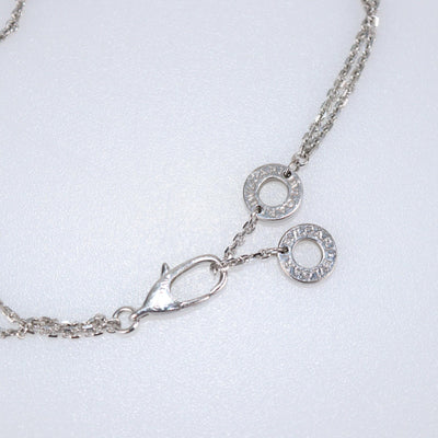 Bvlgari 18K White Gold Diamond Diva's Dream Bracelet Womens Bvlgari 