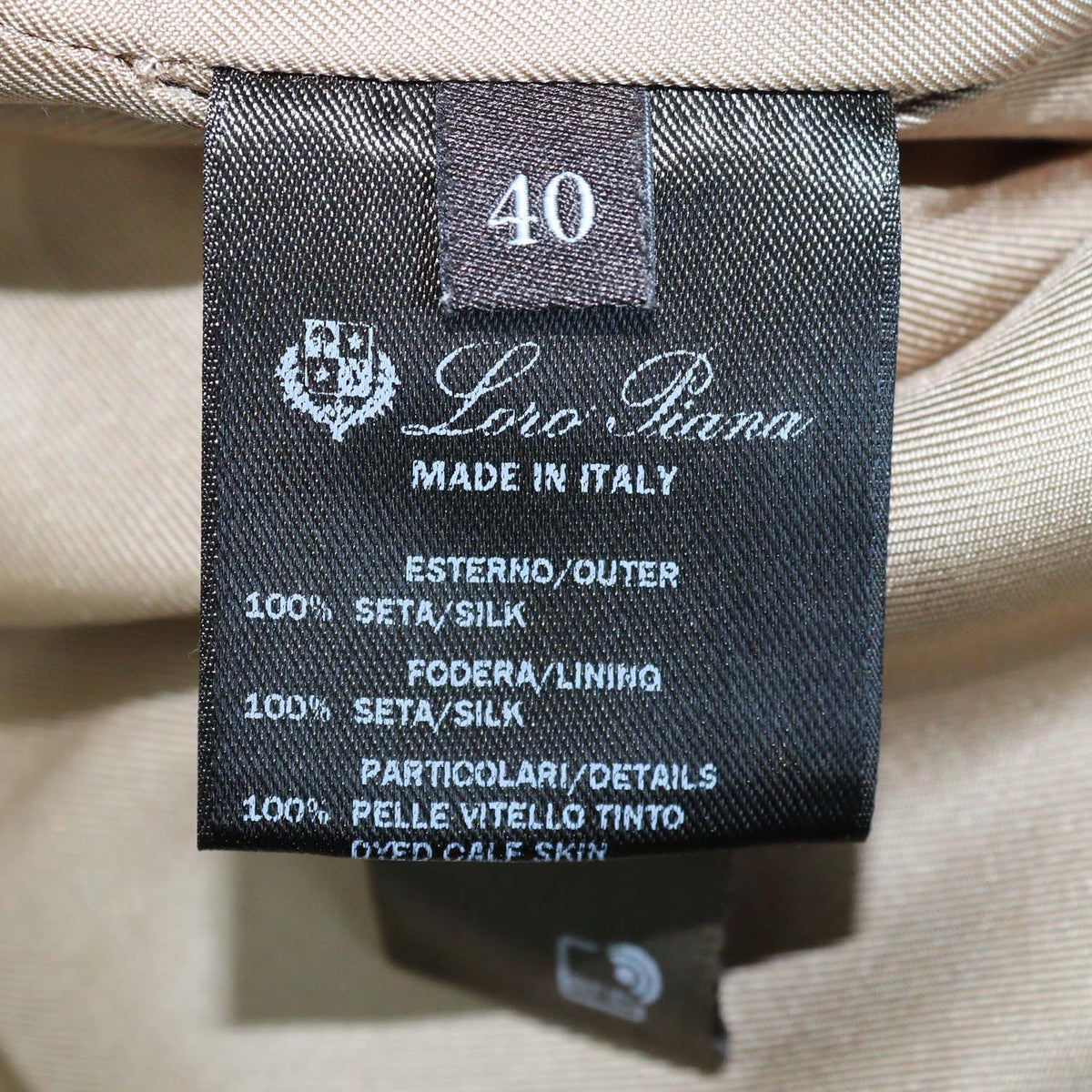 Loro Piana Cream Silk Rafael Aperitivo Bomber Hoodie Jacket