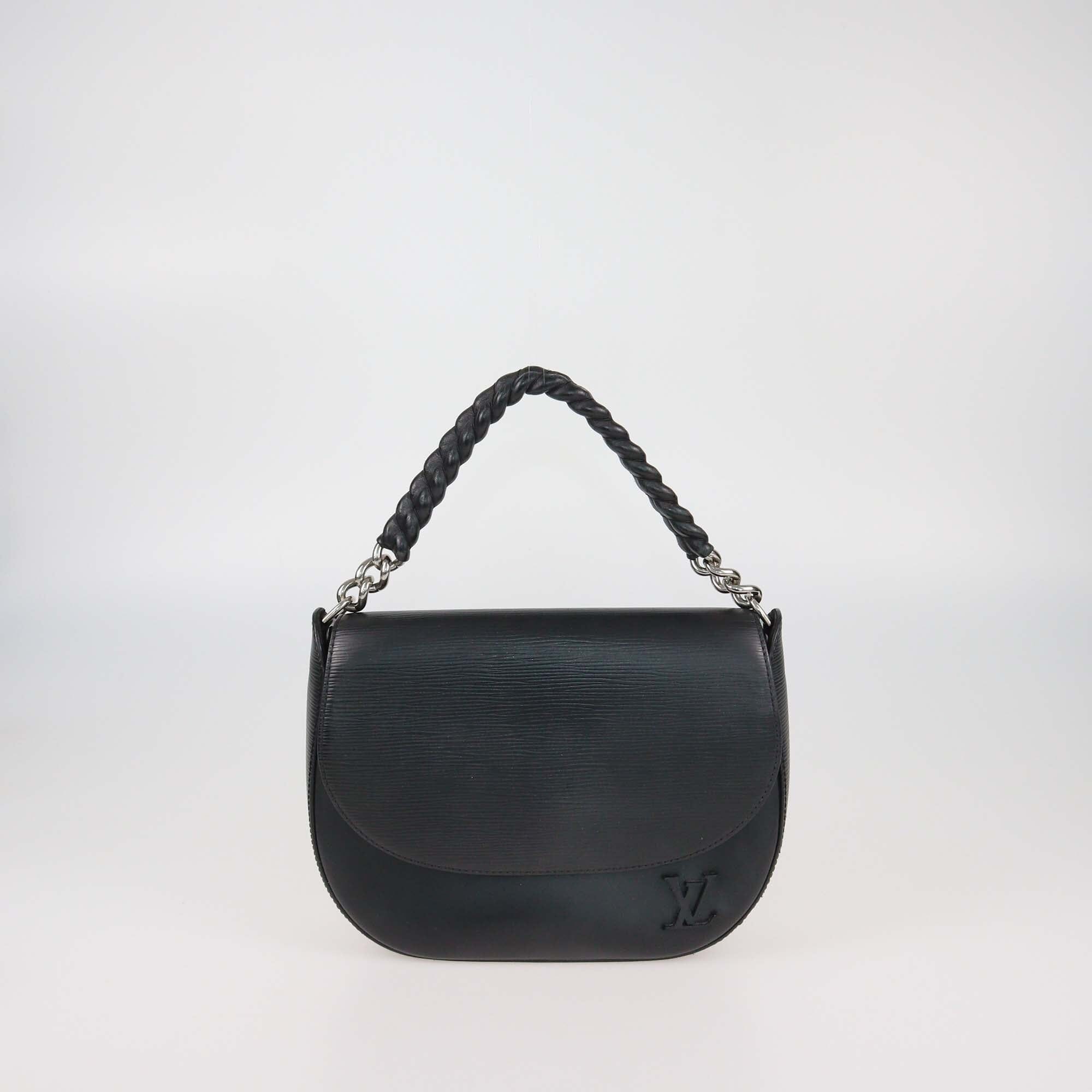 Louis Vuitton Black Epi Leather Luna Bag Womens Louis Vuitton 
