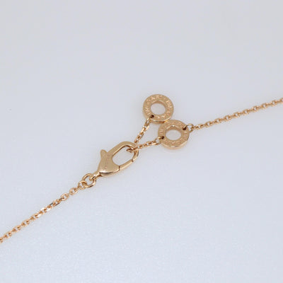 Bvlgari 18K Rose Gold Mother of Pearl & Diamond Divas' Dream Necklace Womens Bvlgari 