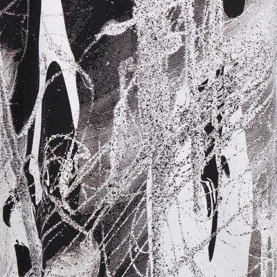 Christopher Kane Black/White Cotton Paint Splatter T-shirt