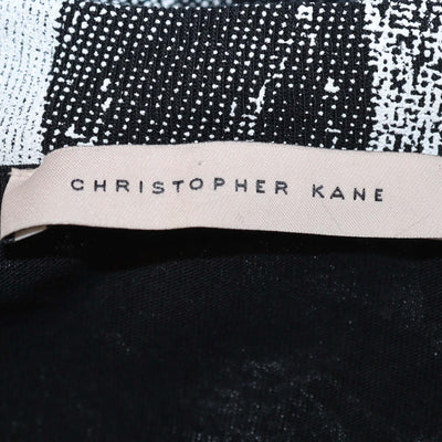Christopher Kane Black/White Cotton Paint Splatter T-shirt