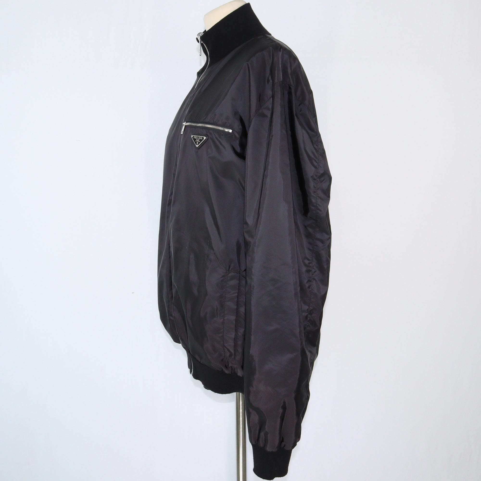 Prada Black Re-Nylon Reversible Jacket Clothing Prada 