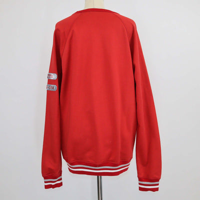 Louis Vuitton Red Cotton Logo Patches Sweatshirt