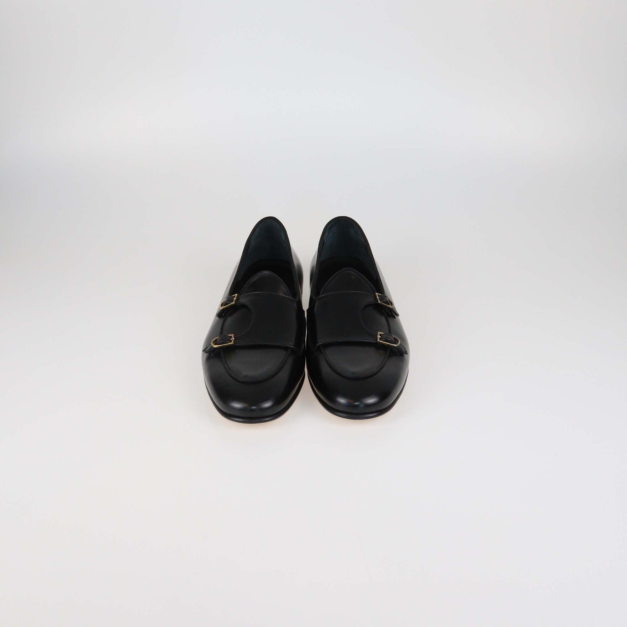Edhen Black Leather Brera Loafers