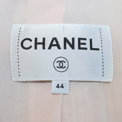 Chanel Pink Tweed Single Breasted Blazer