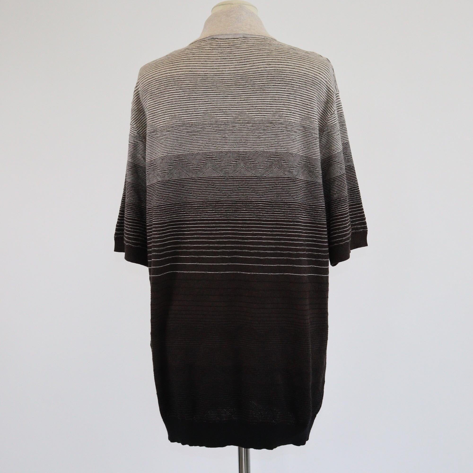 Missoni Tricolor Striped & Zigzag Polo Shirt Mens Missoni 